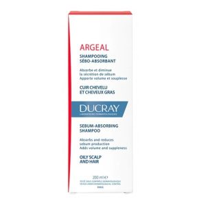 DUCRAY Sampon crema sebo-absorbant pentru par gras Argeal DUCRAY Sampon crema sebo-absorbant pentru par gras Argeal, 200 ml