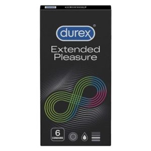 DUREX Prezervative Extended Pleasure, 6 bucati