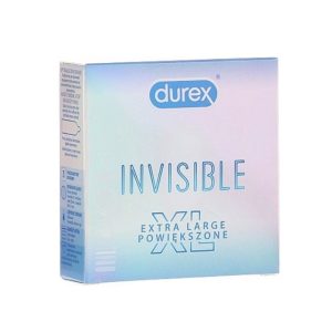 DUREX Prezervative Invisible XL, 3 bucati
