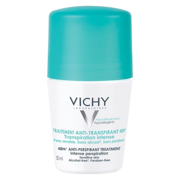 Deodorant Roll-on antiperspirant cu parfum 48h, 50 ml, Vichy