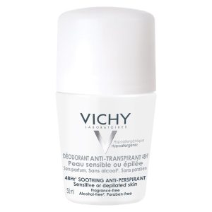 Deodorant Roll-on antiperspirant fara parfum 48h, 50 ml, Vichy