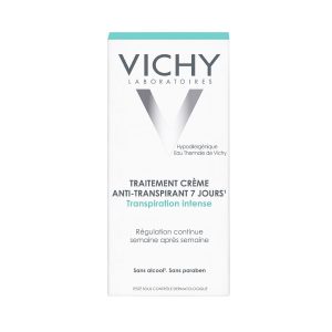 Deodorant crema tratament impotriva transpiratiei abundente cu eficacitate 7 zile, 30 ml, Vichy