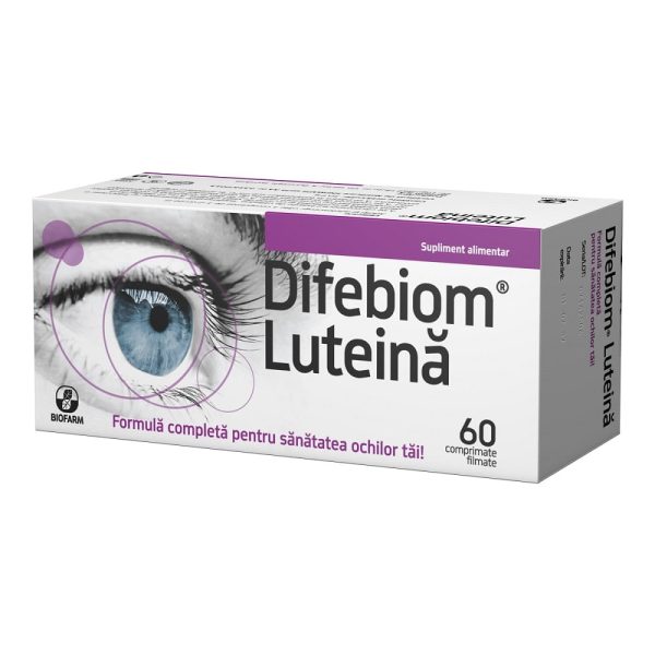 Difebiom Luteina Difebiom Luteina, 60 comprimate, Biofarm