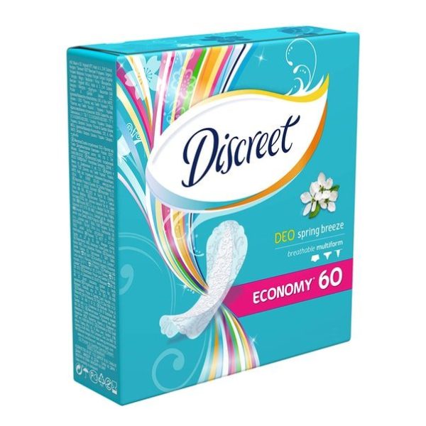 Discreet Deo Spring Breeze Discreet Deo Spring Breeze, 60 bucati, P&G