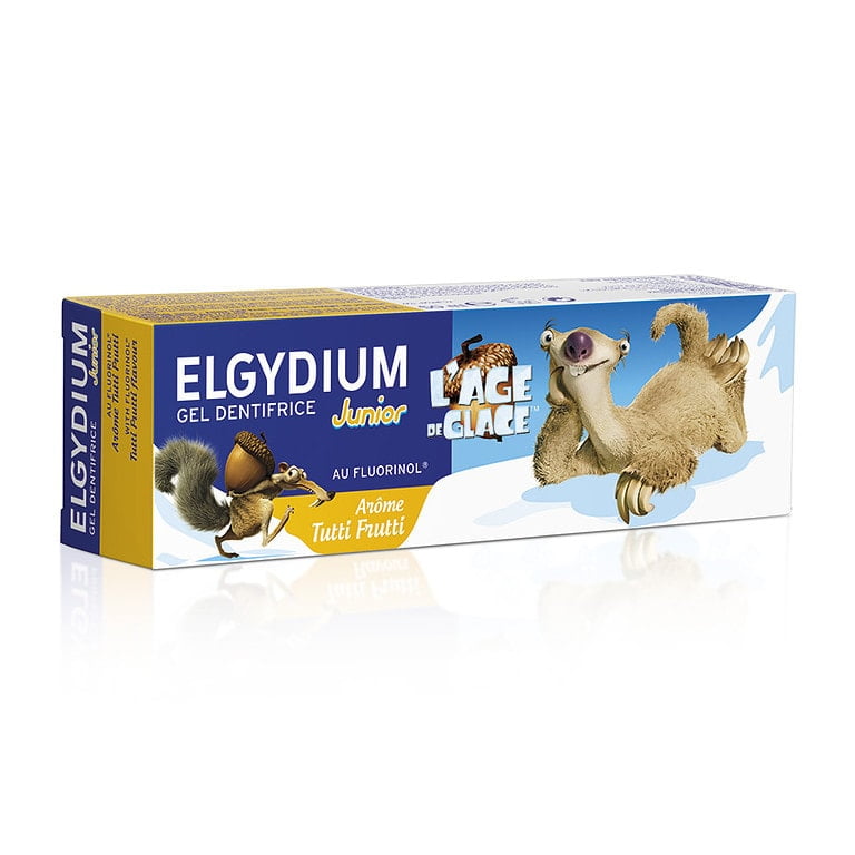ELGYDIUM Pasta de dinti pentru copii Tutti Frutti Ice Age, 7-12 ani 50 ml, Elgydium Junior
