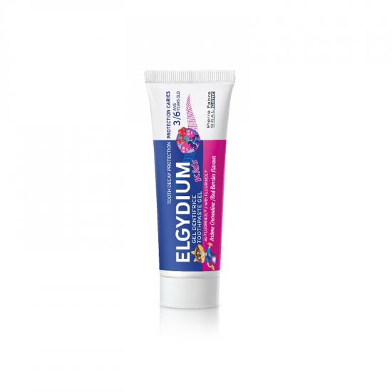 ELGYDIUM Pasta de dinti pentru copii cu aroma de fructe de padure