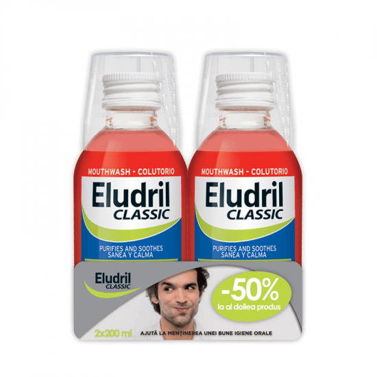 ELUDRIL Apa de Gura x500ml 11 Pack - O03510 - PIERRE FABRE SANTE FRANTA