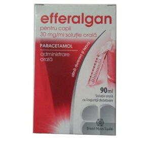 Efferalgan pediatric 3% - Solutie orala, 90 ml, Bristol-Myers Squibb