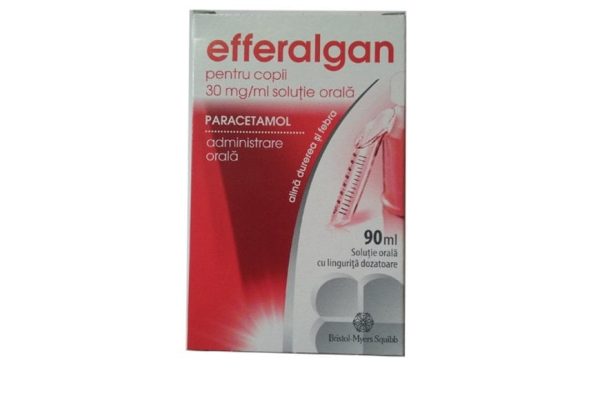 Efferalgan pediatric 3% - Solutie orala Efferalgan pediatric 3% - Solutie orala, 90 ml, Bristol-Myers Squibb