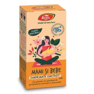 Emetofit Mami Si Bebe Emetofit Mami Si Bebe, D99, 30 comprimate, Fares