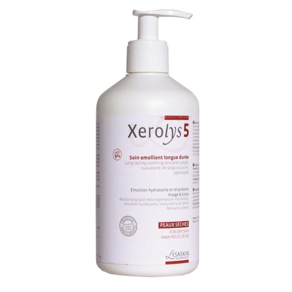 Emulsie pentru piele uscata Xerolys 5 Emulsie pentru piele uscata Xerolys 5, 200 ml, Lab Lysaskin