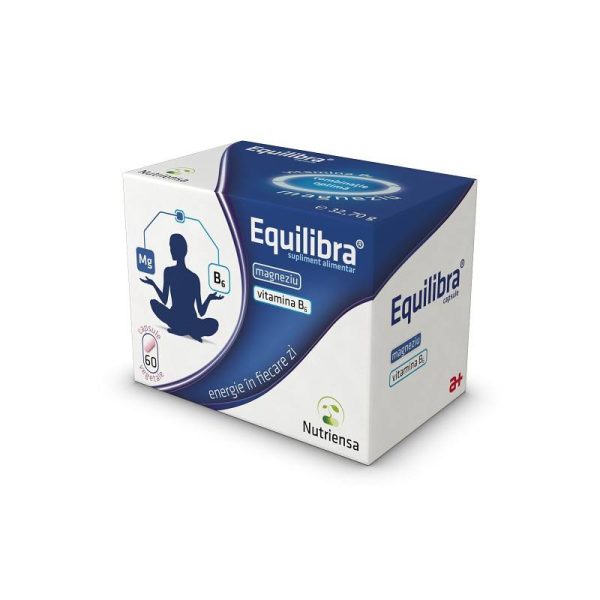 Equilibra Equilibra, Magneziu si Vitamina B6, 60 capsule, Antibiotice