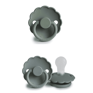 FRIGG Set 2 Suzete Daisy Lily Pad/French Gray FRIGG Set 2 Suzete Daisy Lily Pad/French Gray , 6-18L (Size 2), Silicon