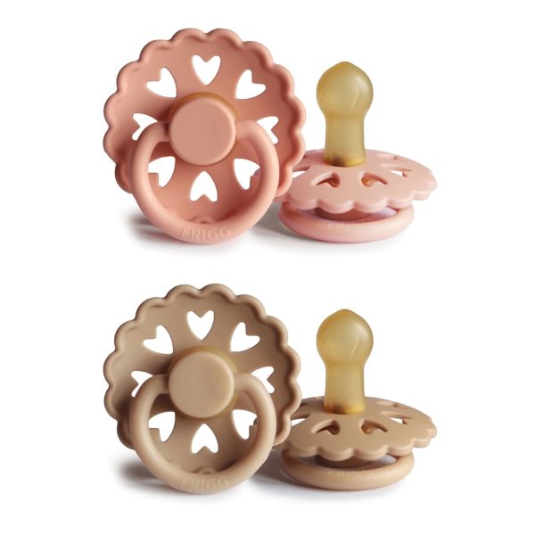FRIGG Set 2 Suzete Fairytale Thumbelina/The Emperors New Clothes FRIGG Set 2 Suzete Fairytale Thumbelina/The Emperors New Clothes, 6-18L (Size 2), Latex