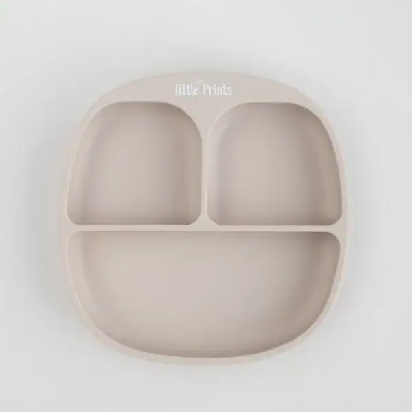 Farfurie Diversificare Silicon Neutral, 1 buc, Little Prints