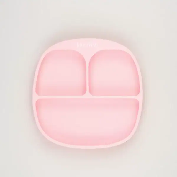 Farfurie Diversificare Silicon Pink, 1 buc, Little Prints