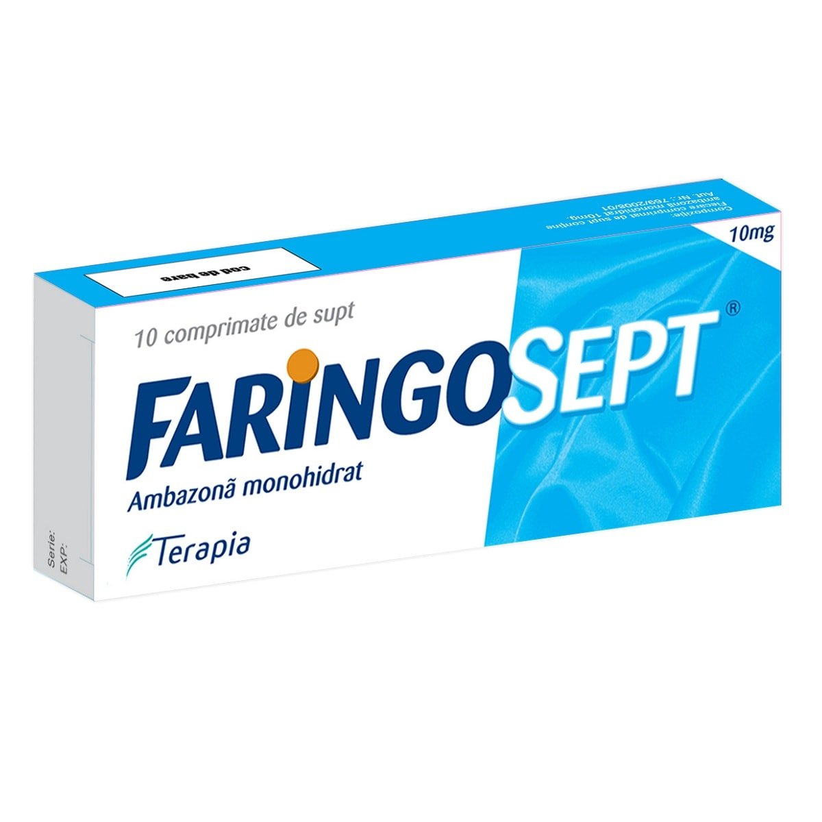 Faringosept 10 mg, 10 comprimate, Terapia