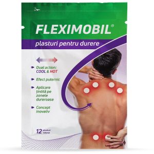 Fleximobil plasturi pentru durere Fleximobil plasturi pentru durere, 12 bucati, Fiterman Pharma