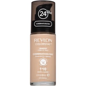 Fond de ten ColorStay pentru ten mixt si gras SPF 15 Fond de ten ColorStay pentru ten mixt si gras SPF 15, Nuanta 110, 30 ml, Revlon Cosmetics