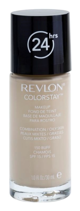 Fond de ten ColorStay pentru ten mixt si gras SPF 15 Fond de ten ColorStay pentru ten mixt si gras SPF 15, Nuanta 150, 30 ml, Revlon Cosmetics