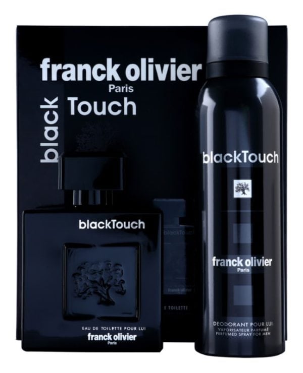 Franck Oliver Black Touch Set barbati Eau de Toilette, 100ml   Deodorant, 200 ml