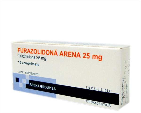Furazolidona 25 mg, 10 comprimate, Arena Group