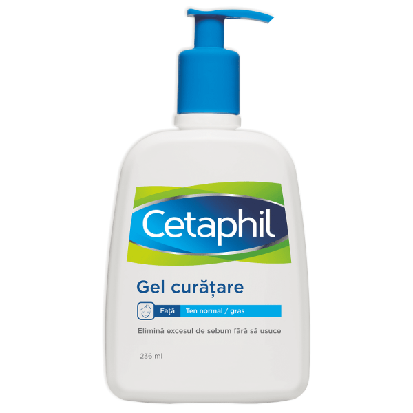 Gel de curatare pentru ten normal-gras Cetaphil DermaControl Gel de curatare pentru ten normal-gras Cetaphil DermaControl, 236 ml, Galderma