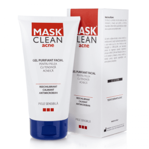 Gel purifiant facial Mask Clean Acne, 150 ml, Solartium Group