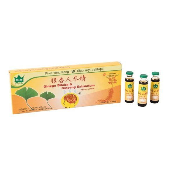Ginko biloba extractum 10 ml, 10 fiole