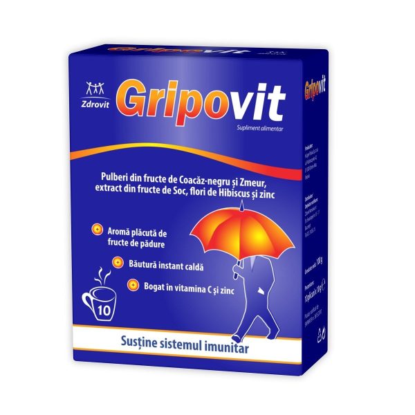 Gripovit Gripovit, 10 plicuri, Zdrovit
