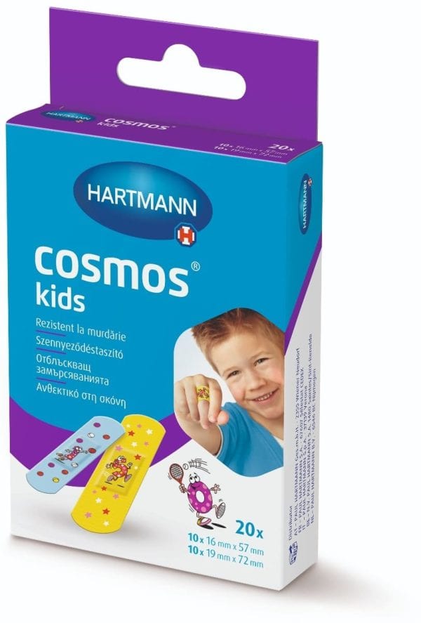 HARTMANN Cosmos Kids plasturi 2 marimi HARTMANN Cosmos Kids plasturi 2 marimi, 20 bucati