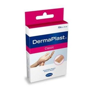 HARTMANN Dermaplast Clasic plasturi, 6cm x 10cm, 10 bucati