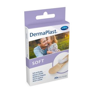HARTMANN Dermaplast Soft plasturi 19 x 72mm, 20 bucati