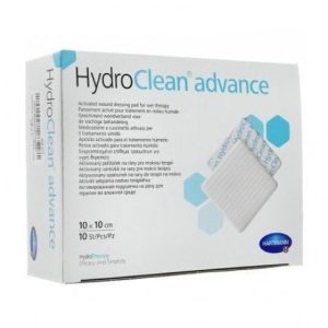 HARTMANN HydroClean Advance Pansament activat pentru terapia umeda HARTMANN HydroClean Advance Pansament activat pentru terapia umeda, 10cm x 10cm, 10 bucati