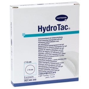 HARTMANN Hydrotac Pansament rotund din spuma poliuretanica cu hidrogel 6cm HARTMANN Hydrotac Pansament rotund din spuma poliuretanica cu hidrogel 6cm, 10 bucati