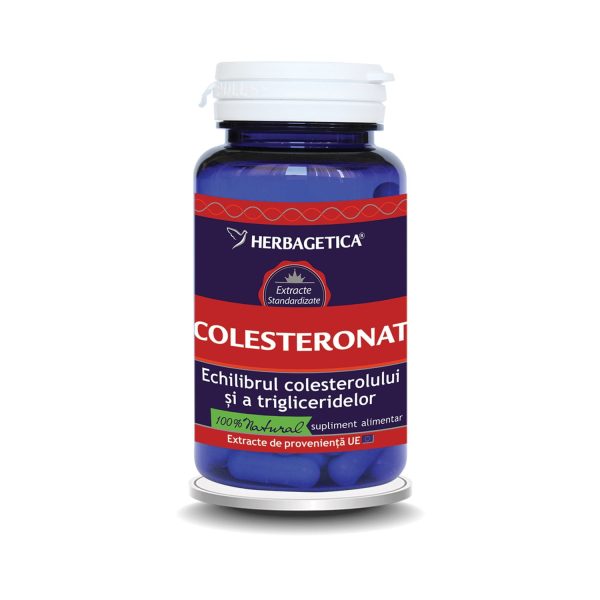 HERBAGETICA Colesteronat, 60 capsule  10 capsule