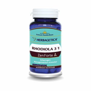 HERBAGETICA Rhodiola 3/1 Zen Forte HERBAGETICA Rhodiola 3/1 Zen Forte, 30 capsule