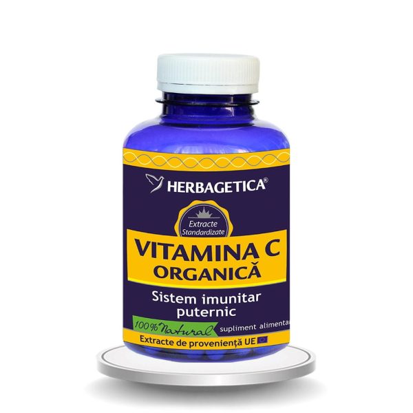 HERBAGETICA Vitamina C Organica, 120 capsule