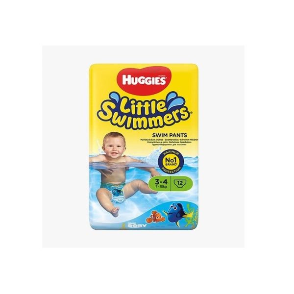 HUGGIES Litle Swimmers, Numarul 3-4 7-15kg, 12 bucati 1833930