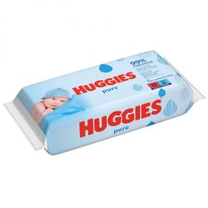 HUGGIES Servetele Umede Pure, 56 bucati, 3550039