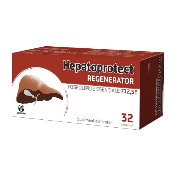 Hepatoprotect Regenerator Hepatoprotect Regenerator, 32 capsule moi, Biofarm
