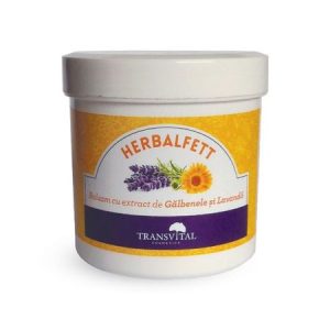 Herbalfett Balsam extract de galbenele si lavanda, 250 ml