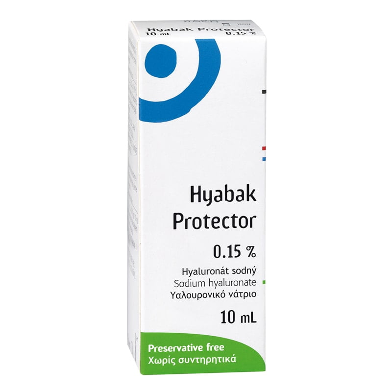Hyabak 0,15% solutie pentru lentile contact, 10 ml, Thea