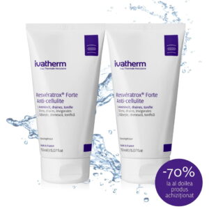 IVATHERM Pack Crema anticelulitica Resveratrox Forte 150 ml 11 (70% reducere)