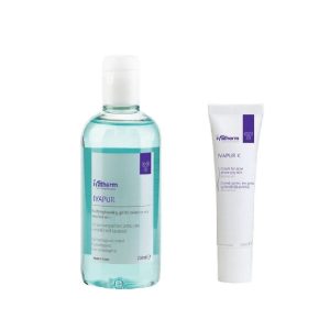 IVATHERM Pack Crema pentru ten gras cu tendinta acneica Ivapur K 30 ml  Gel spumant purifiant Ivapur 250 ml (75% reducere)