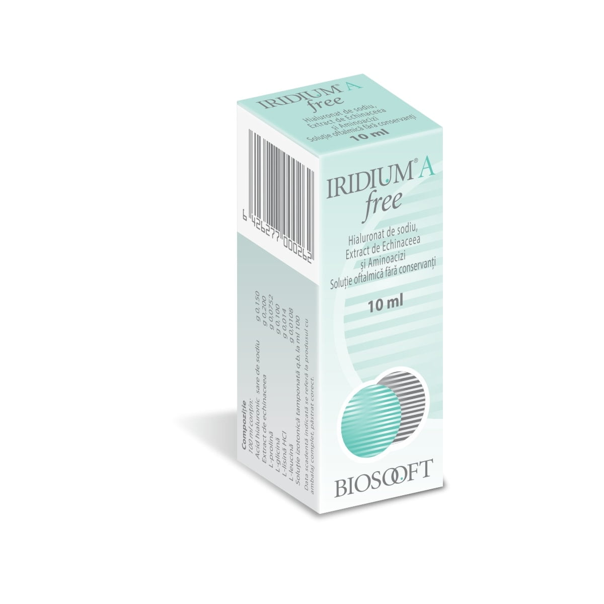 Iridium A Free solutie oftalmica, 10 ml, BioSooft Italia