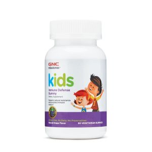 Jeleuri cu aroma de struguri pentru copii 4 - 12 ani Immune Defense (981313), 60 jeleuri, GNC
