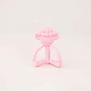 Jucarie Dentitie Cleo Oita Pink, 1 buc, Little Prints