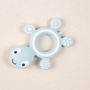 Jucarie Dentitie Turtle Baby Blue Jucarie Dentitie Turtle Baby Blue, 1 buc, Little Prints