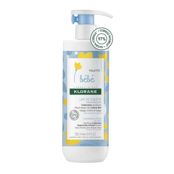 KLORANE Lapte de toaleta pentru bebelusi, 500 ml, Klorane Bebe
